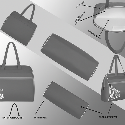 Stylish Floral Tote Bag for Women – Spacious Handbag with Durable Zipper – Everyday & Travel Use – Only ₹299"