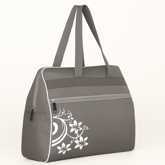 Stylish Floral Tote Bag for Women – Spacious Handbag with Durable Zipper – Everyday & Travel Use – Only ₹299"