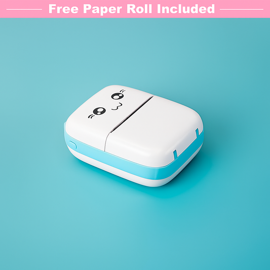 MiniPrint: Portable Bluetooth Thermal Printer with Ink-Free Printing for Labels, Photos & Notes (Android & iOS Compatible)